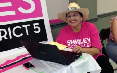 Choco Meza was campaign manager for City Councilwoman Shirley Gonzales and went on to become her chief of staff (Photo: Facebook)